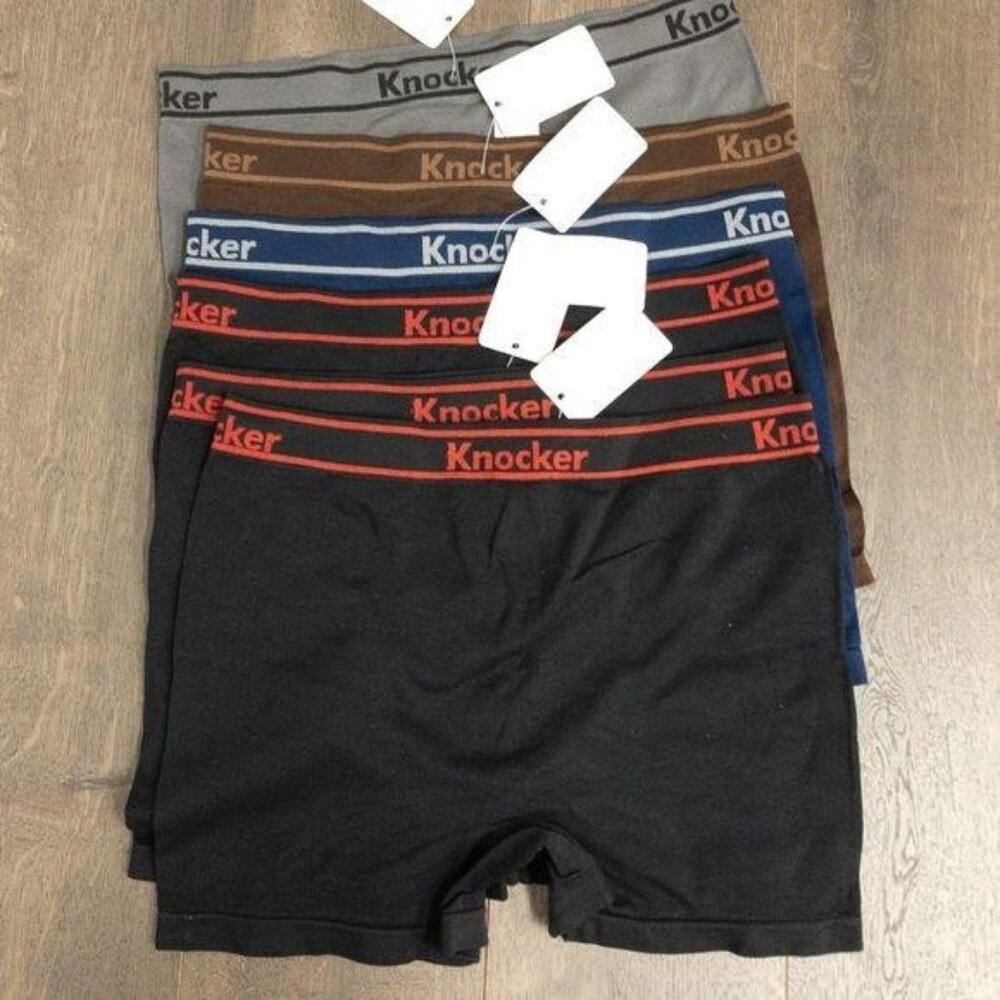 Bundle of Six Men's Stretch Fitted Boxers